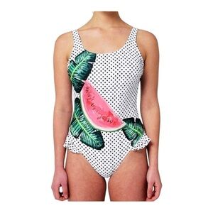 Juicy Couture One Piece Watermelon Print Swim Suit NWT